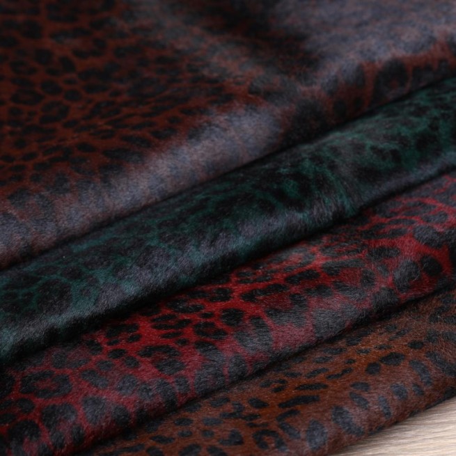 Хутро поні PRINT БЕБІ ГЕПАРД затемнений