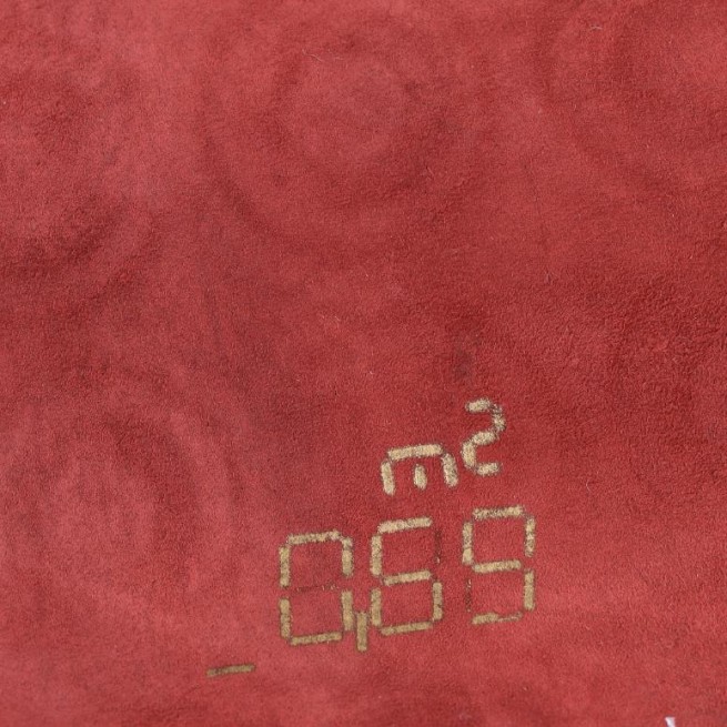 Хутро поні PRINT GEOMETRY бордо