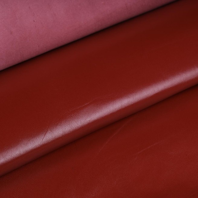 Шкірпідклад шевро бордо GRANATO п/глян 0,7-0,9