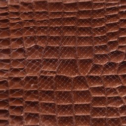 Пітон натуральний т.коричневий з тисненням КРОКО