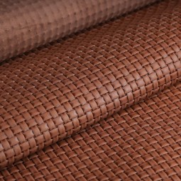 Кожа КРС коричневый STAMP ПЛЕТЁНКА 1,6-1,8
