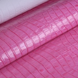 Шматок шкіри рожевий ЛАК STAMP CROCO 1,1 мм