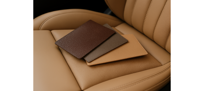 Як підібрати шкіру для перетяжки сидінь авто